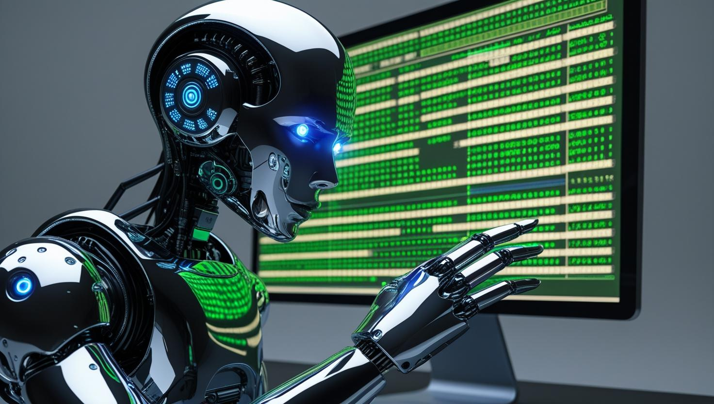 Representation of AI analysing data. Image created by Canva